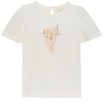Creamie GOTS T-shirt Med Tryck Cloud | Vit | 80 cm