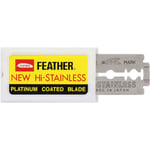 Gordon Feather New Hi-Stainless Razor Blades DE 10 Pieces