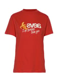 Everyday Tee - I Go Bananas *Villkorat Erbjudande T-shirts & Tops Short-sleeved Röd Svea