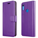 iCatchy Étui portefeuille en cuir pour Huawei Y6s 2019 - Violet