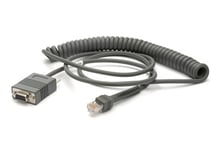 Zebra - Seriell Kabel - Db-9 (Hona) - 2.7 M - Lindad - För Symbol Ls3478  Cyclone M2004  Digital Scanner Ds 34Xx, Ds 66Xx, Ds3478, Ds6707, Ds6708