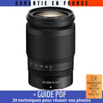 Nikon Z 24-200mm f/4-6.3 VR + Guide PDF 20 techniques pour réussir vos photos
