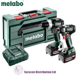 METABO COMBO SET 2.8.8 18V CORDLESS TWIN PACK, 2 x 5.2Ah BATTERIES - 685200000