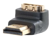 C2g 90° Down Adapter - Hdmi-Adapter - Hdmi Hane Till Hdmi Hona - Svart - 90° Kontakt