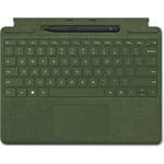 Microsoft Surface Pro Signature Keyboard -tastatur, skov + Surface Slim Pen 2 -pen, sort