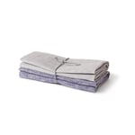 Axlings kjøkkenhåndkle 100% lin 2 stk grå/marine 50x70cm