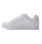 DC Shoes Femme Court Graffik Basket, Blanc M Silver, 36.5 EU
