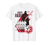 Star Wars Darth Vader The Dark Lord Of The Sith Text Poster T-Shirt