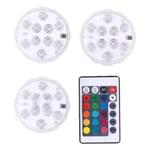 Grundig LED RGB Spotlight med fjärrkontroll 3-pack