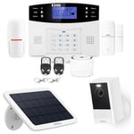 Kit alarme maison gsm et caméra sur panneau solaire lifebox evolution - kit connecté 23
