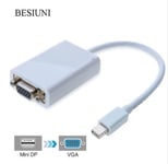 MINI DP TO VGA - 1.8m - câble adaptateur Thunderbolt Displayport Mini Display Port DP vers HDMI mâle compatible pour Apple Macbook Mac Air, 1.8M