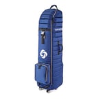 Samsonite Padded Golf Travel Bag with Spinner Wheels and Detachable Shoe Bag, Navy, 51”H x 17”W x 14”D