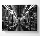 Ghost Train Canvas Print Wall Art - Small 14 x 20 Inches