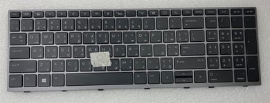 HP ZBook 15u G5 L38064-171 Saudi Arabia Arabic Backlight Privacy Keyboard NEW