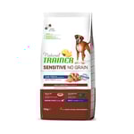 Natural Trainer Sensitive No Grain Adult Medium/Maxi Single Protein med öring och potatis - 12 kg