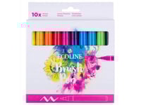 Ecoline Brush Pen Set Primary | 10 Colours