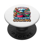 I Might Look Like I'm Listening To You Cooking Chef Cook PopSockets PopGrip Interchangeable