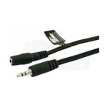 Alpha Elettronica - cable from jack plug diameter 3,5mm stereo to jack plug diameter 3,5mm stereo 5mt 11-3-011l 11-3-011lb
