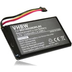 vhbw batterie compatible avec TomTom GO 5000, 5100, 6000, 9000 système de navigation GPS (1100mAh, 3,7V, Li-Ion)