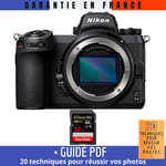 Nikon Z6 II Nu + 1 SanDisk 32GB Extreme PRO UHS-II SDXC 300 MB/s + Guide PDF ""20 TECHNIQUES POUR RÉUSSIR VOS PHOTOS