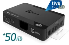 TivùSat TELESystem TS9018HEVC HD + Tivusat HD SmartCard* Italian TV - FREE GIFT