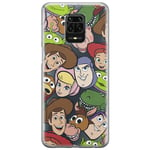 ERT GROUP mobile phone case for Xiaomi REDMI NOTE 9 PRO/ 9S original and officially Licensed Disney pattern Toy Story 001 optimally adapted to the shape of the mobile phone, partially transparent