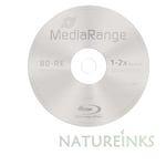 1 Mediarange ReWritable Blu Ray BD RE 25GB  1x - 2x 135 mins blank disc MR501