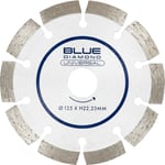 Carat Blue Diamond 125 mm universal kapskiva Ø125/22,23 mm