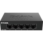 DLINK 5-portars Gigabit-switch - Kontaktdon Av Metall, Plast Dlink