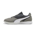 Puma Unisex Adults King Top It Soccer Shoes, Shadow Gray-Puma White-Glacial Gray, 46.5 EU