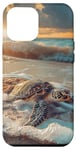 Coque pour iPhone 15 Pro Max Tortue de mer Design Tortues de plage PC