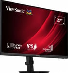 ViewSonic VG2709-2K-MHD 27" IPS Monitor, 2560 x 1440 QHD / WQHD, 75Hz, 5ms