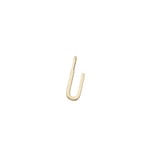 Design Letters - Gold Letter Charm 10 mm - U - Gull