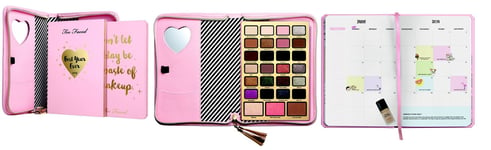 Too Faced Boss Lady Beauty Agenda Collection Palette Mascara Lipgloss Set