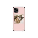 Black tpu case for iphone 5 5s se 6 6s 7 8 plus x 10 cover for iphone XR XS 11 pro MAX case funy cute lovely cat kitty meow pet-40805-for iphone 6 6s PLUS