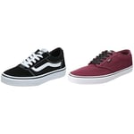 Vans Homme Ward Sneaker Basse, (Suede/Canvas) /Atwood Canvas Total, Baskets Basses Homme