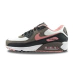 NIKE Homme AIR Max 90 Sneaker, Summit White/Red Stardust-Ironstone, 42.5 EU