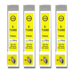 4 Yellow Ink Cartridges for Epson Stylus BX3450, DX4000, DX4050, DX7400, SX200