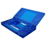 eXtremeRate Coque Remplacement Complète pour Nintendo DS Lite, Coque pour Nintendo DS Lite Console Portable avec Bouton de Remplacement Bleu Saphir, Console Non Incluse