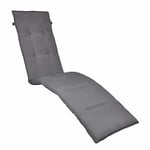 Fritab Basis däckstolsdyna tyg grey 45x185 cm