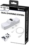 PS5 Charging Station for 2 Dual Sense controllers by Subsonic - White