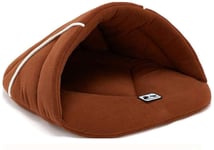 XiYou Pets Beds Deluxe Soft Dog, Kennel Sleeping Bag Nest Simple European Style Fleece Nest Four Seasons Universal,E,X Small