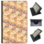 Fancy A Snuggle Leaves & Flowers In Rotation Universal Faux Leather Case Cover/Folio for the Samsung Galaxy Tab 4 7 inch