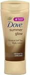 Dove Visible Glow Gradual Self-Tan Body Lotion Medium to Dark 250 millimeter