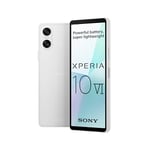 Sony Xperia 10 VI - 6.1 Inch 21:9 Wide OLED - Three optical focal lengths - Lightweight - Android 14 - SIM free - 128GB storage - IP65/68 rating - Dual SIM hybrid 1-36 months warranty - White