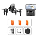 Mini Drone, 4K Dual Kamera, Gestusregistrering, BK dual kamera 3B