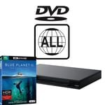 Sony Blu-ray Player UBP-X800 MultiRegion for DVD inc Blue Planet 2 4K UHD