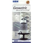 PME Geometric MultiCutter for Cake Design - Diamond, Medium Size, 1-Inch