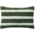 Stripe Kuddfodral 40x60 cm, Cactus Green / Aqua