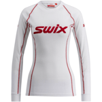 Swix RaceX Classic Long Sleeve, superundertøy dame Bright White/Swix Red 10110-23-00036 XL 2023